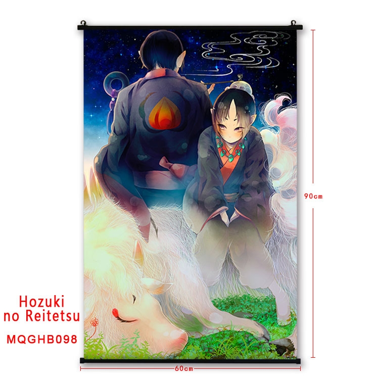 Hoozuki no Reitetsu Anime plastic pole cloth painting Wall Scroll 60X90CM  MQGHB098