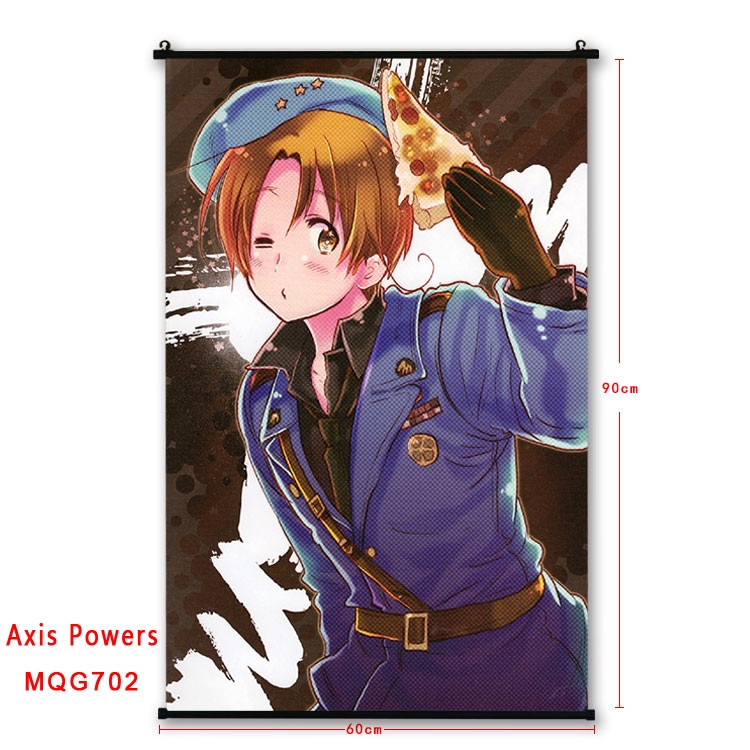 Hetalia Anime plastic pole cloth painting Wall Scroll 60X90CM MQG702