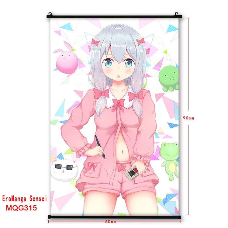 Ero Manga Sensei  plastic pole cloth painting Wall Scroll 60X90CM  MQG315