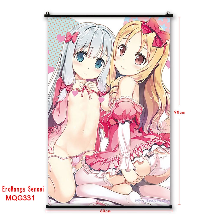 Ero Manga Sensei  plastic pole cloth painting Wall Scroll 60X90CM  MQG331