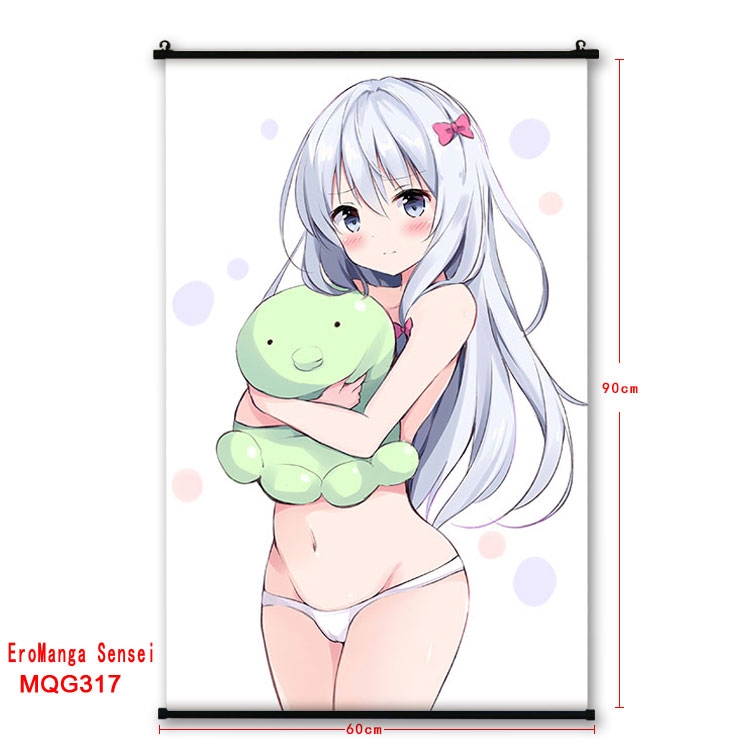Ero Manga Sensei  plastic pole cloth painting Wall Scroll 60X90CM  MQG317