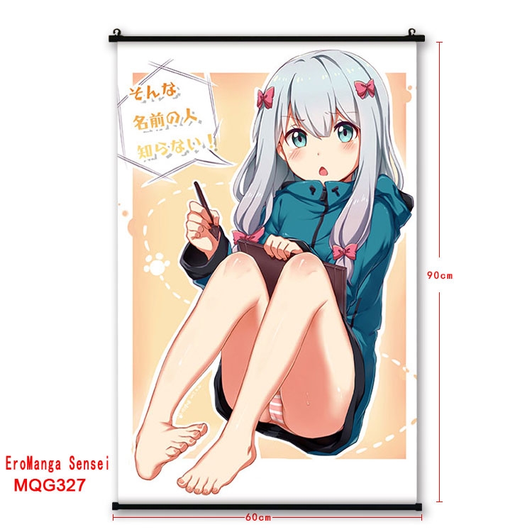 Ero Manga Sensei  plastic pole cloth painting Wall Scroll 60X90CM  MQG327