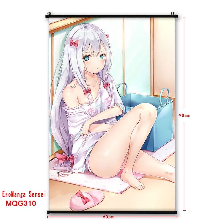 Ero Manga Sensei  plastic pole cloth painting Wall Scroll 60X90CM  MQG310
