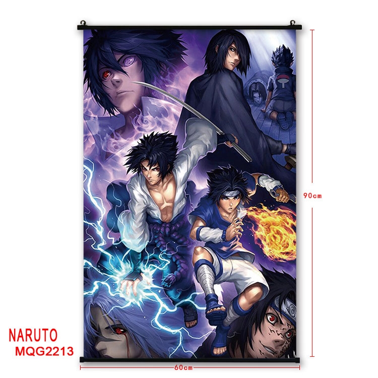 Naruto Anime plastic pole cloth painting Wall Scroll 60X90CM MQG2213