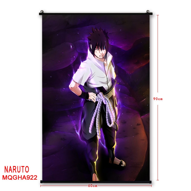 Naruto Anime plastic pole cloth painting Wall Scroll 60X90CM MQGHA922