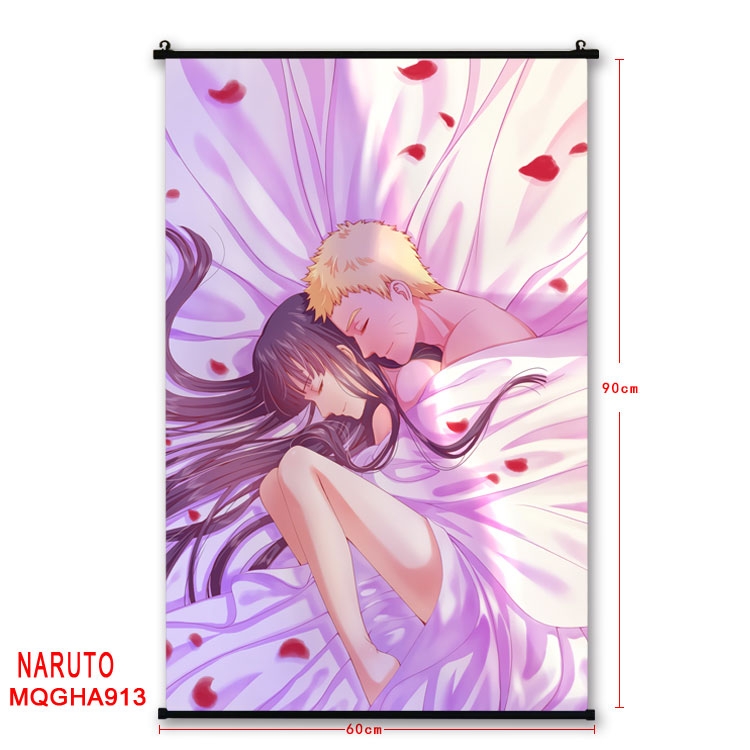 Naruto Anime plastic pole cloth painting Wall Scroll 60X90CM MQGHA913