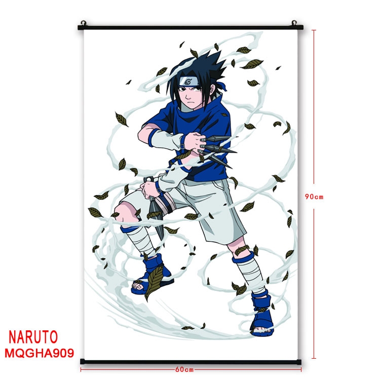 Naruto Anime plastic pole cloth painting Wall Scroll 60X90CM MQGHA909