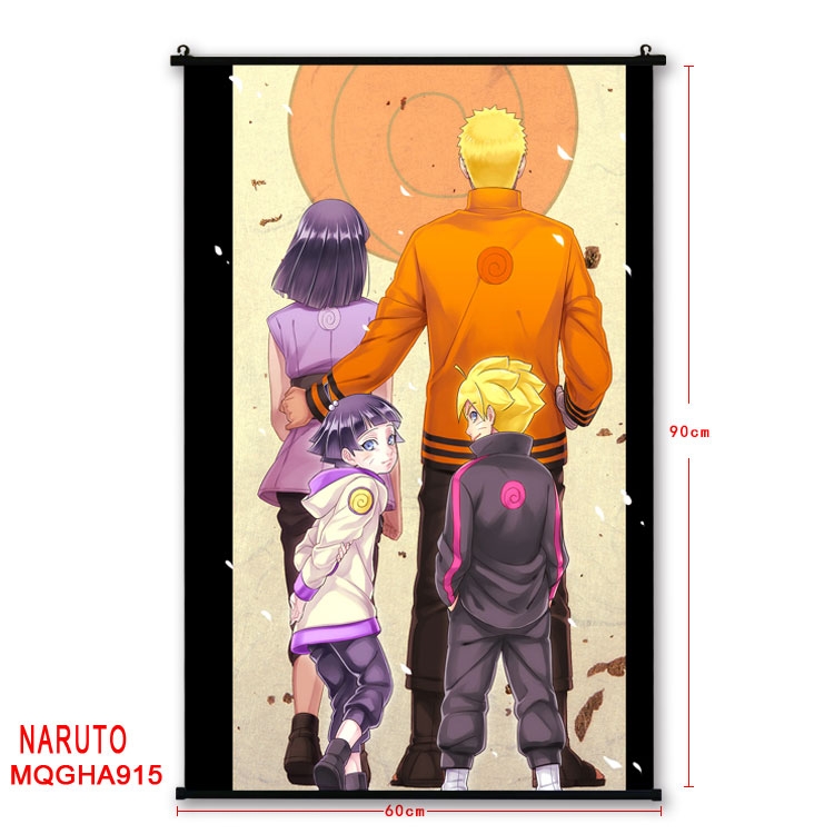 Naruto Anime plastic pole cloth painting Wall Scroll 60X90CM MQGHA915