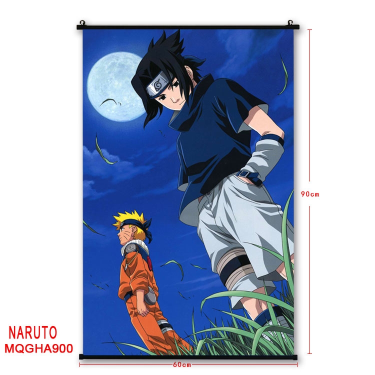 Naruto Anime plastic pole cloth painting Wall Scroll 60X90CM MQGHA900