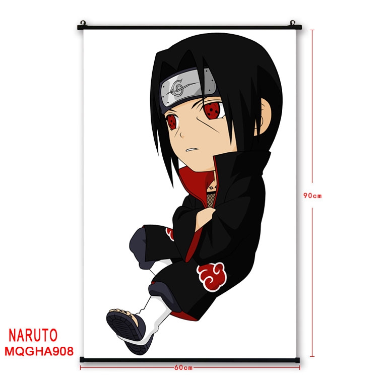 Naruto Anime plastic pole cloth painting Wall Scroll 60X90CM MQGHA908