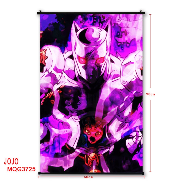 JoJos Bizarre Adventure Anime plastic pole cloth painting Wall Scroll 60X90CM  MQG3725