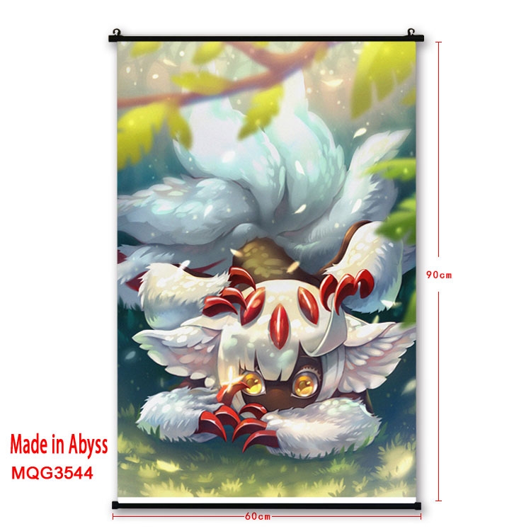 Made in Abyss  Anime plastic pole cloth painting Wall Scroll 60X90CM MQG3536