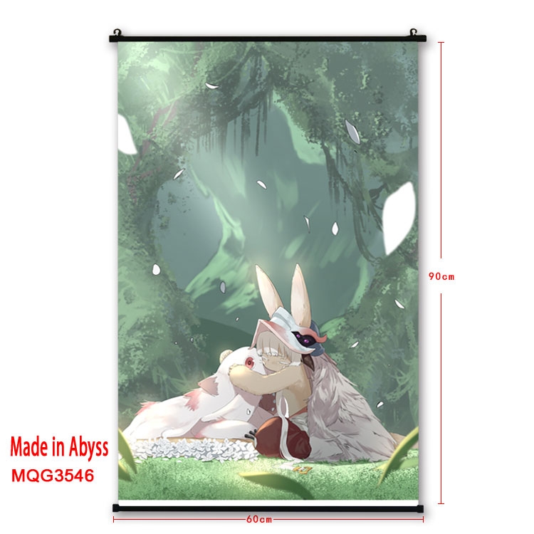 Made in Abyss  Anime plastic pole cloth painting Wall Scroll 60X90CM MQG3546