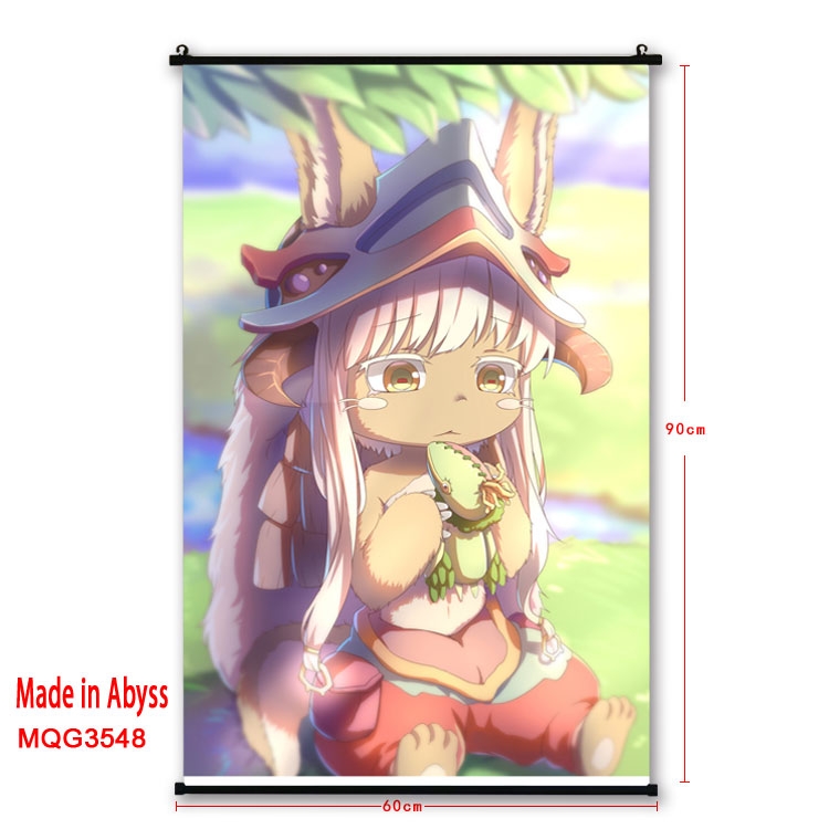 Made in Abyss  Anime plastic pole cloth painting Wall Scroll 60X90CM MQG3548