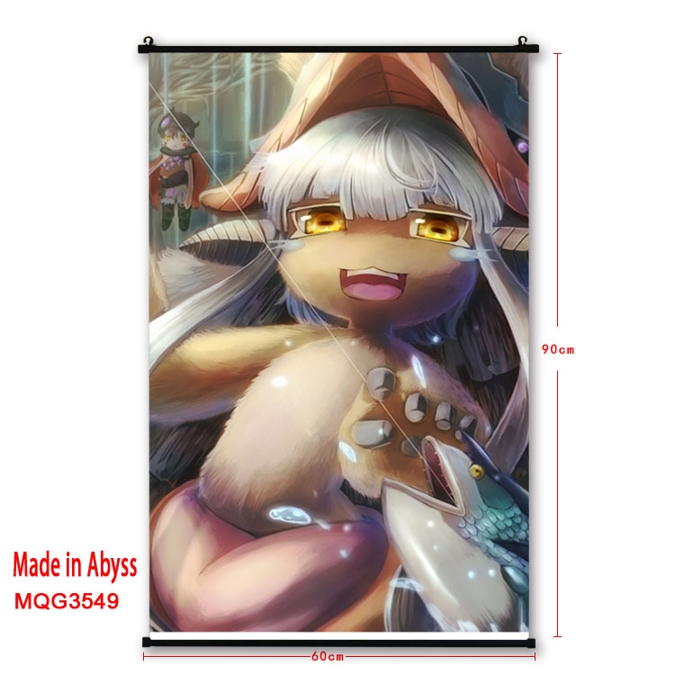 Made in Abyss  Anime plastic pole cloth painting Wall Scroll 60X90CM MQG3549