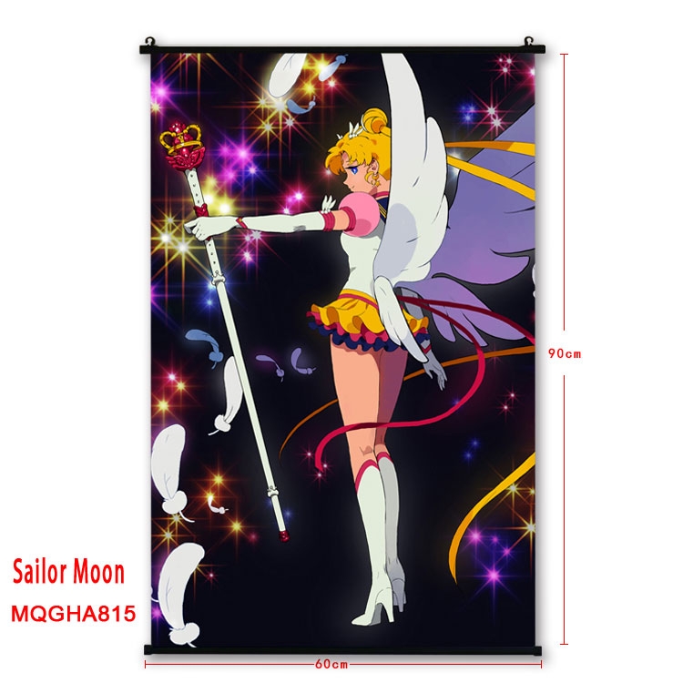 Sailormoon Anime plastic pole cloth painting Wall Scroll 60X90CM MQGHA815