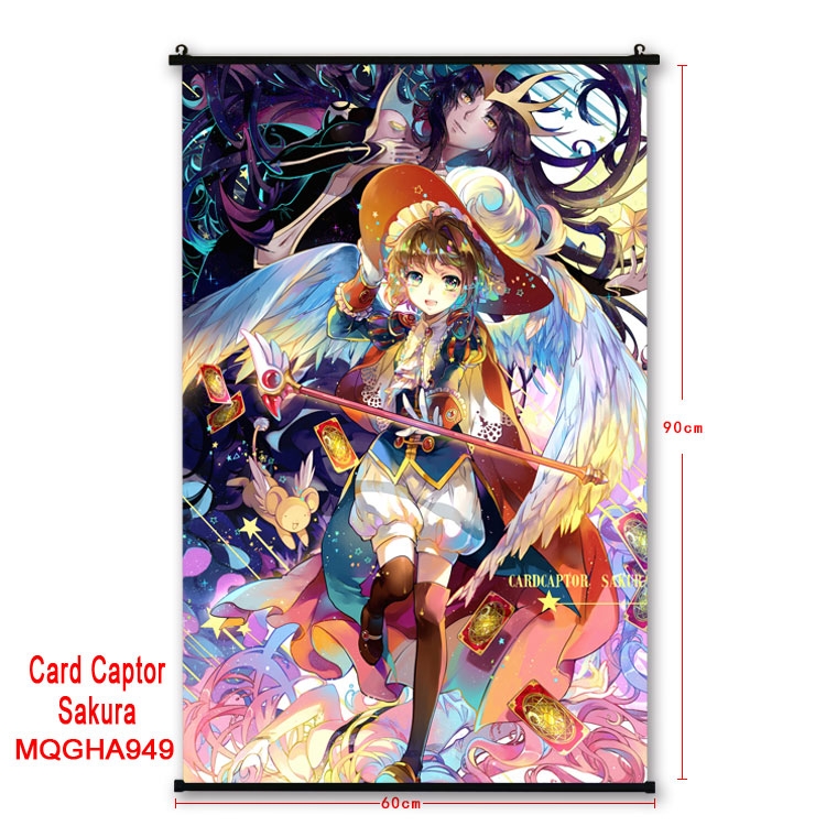Card Captor Sakura  Anime plastic pole cloth painting Wall Scroll 60X90CM MQGHA949