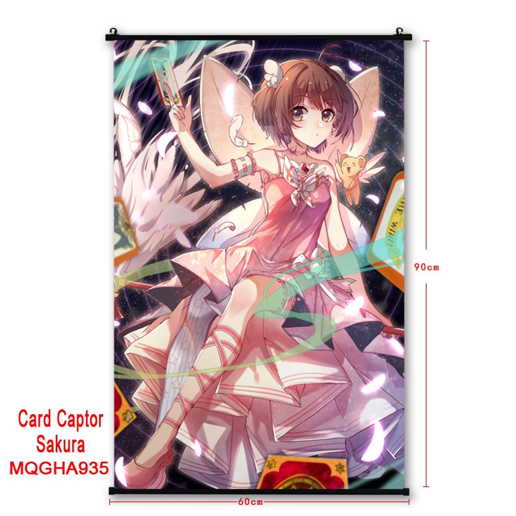 Card Captor Sakura Anime plastic pole cloth painting Wall Scroll 60X90CM MQGHA935