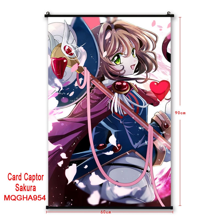 Card Captor Sakura Anime plastic pole cloth painting Wall Scroll 60X90CM MQGHA954