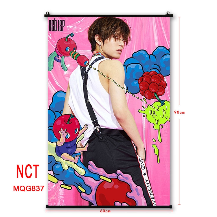 NCT  Music  plastic pole cloth painting Wall Scroll 60X90CM MQG837