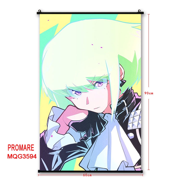 Promare Anime plastic pole cloth painting Wall Scroll 60X90CM MQG3594