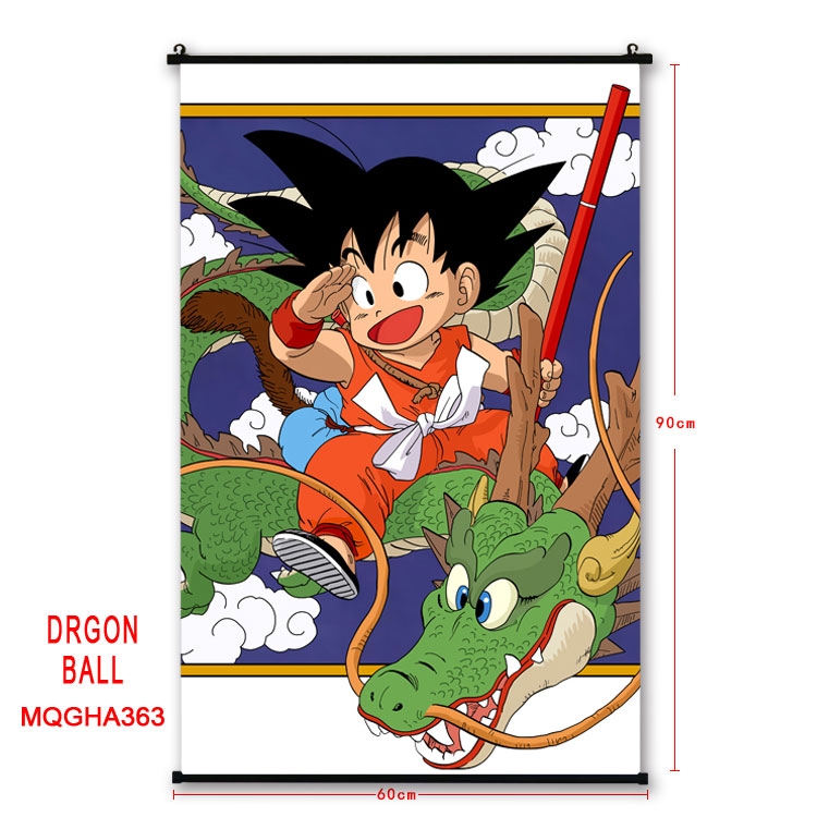 DRAGON BALL Anime plastic pole cloth painting Wall Scroll 60X90CM MQGHA363