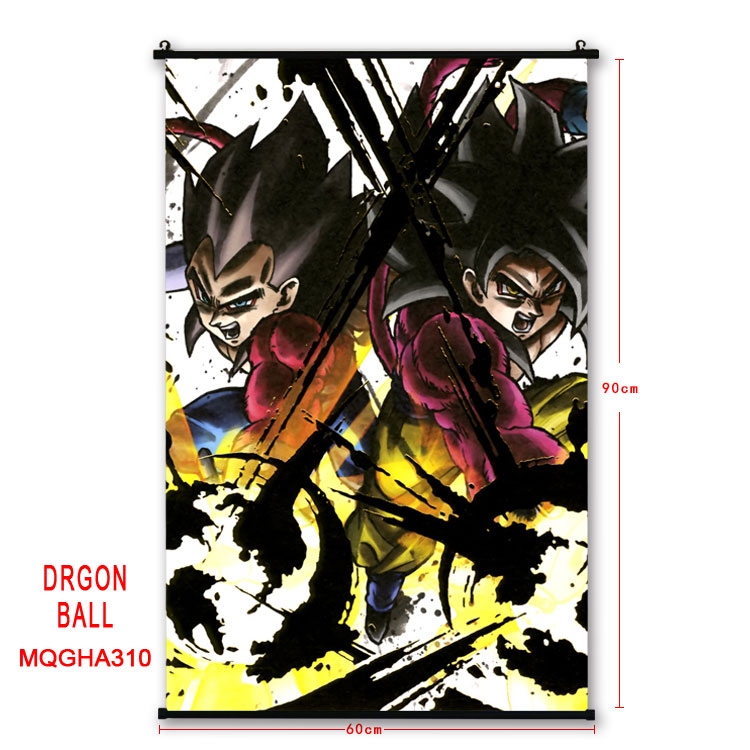 DRAGON BALL Anime plastic pole cloth painting Wall Scroll 60X90CM MQGHA349
