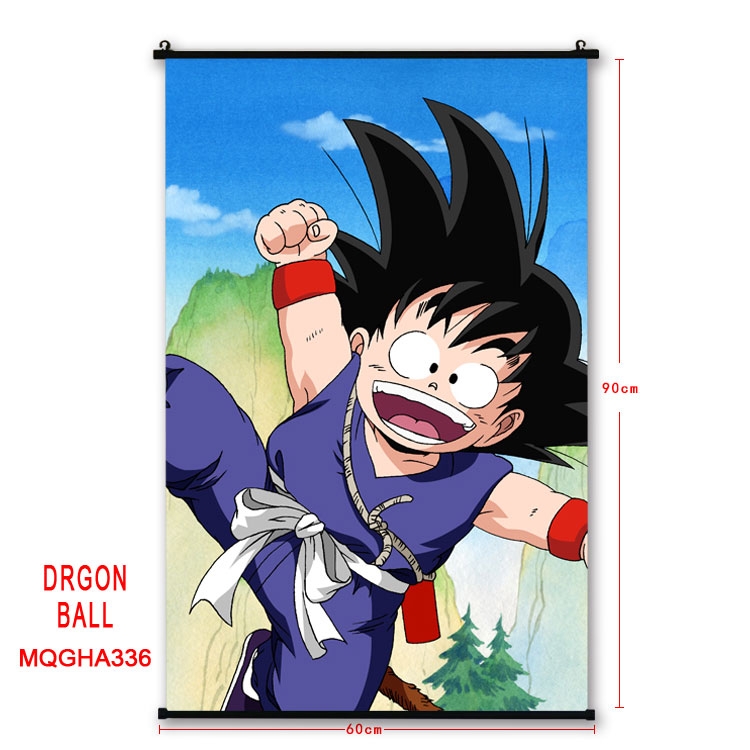 DRAGON BALL Anime plastic pole cloth painting Wall Scroll 60X90CM MQGHA336