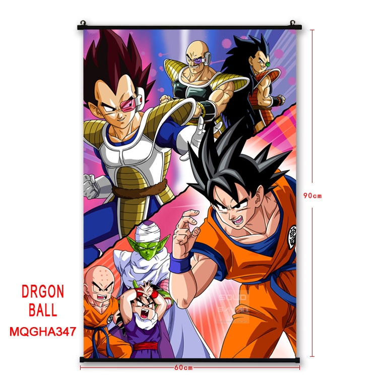 DRAGON BALL Anime plastic pole cloth painting Wall Scroll 60X90CM MQGHA347