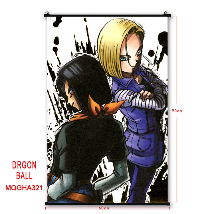 DRAGON BALL Anime plastic pole cloth painting Wall Scroll 60X90CM MQGHA321