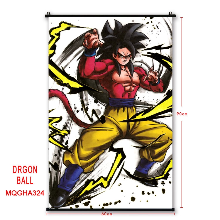 DRAGON BALL Anime plastic pole cloth painting Wall Scroll 60X90CM MQGHA324