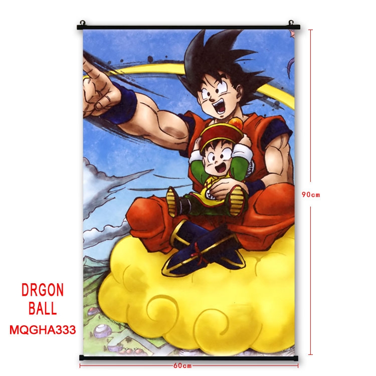 DRAGON BALL Anime plastic pole cloth painting Wall Scroll 60X90CM MQGHA333