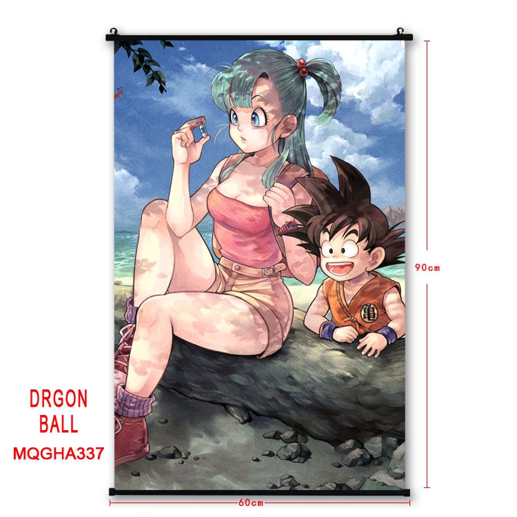 DRAGON BALL Anime plastic pole cloth painting Wall Scroll 60X90CM MQGHA337