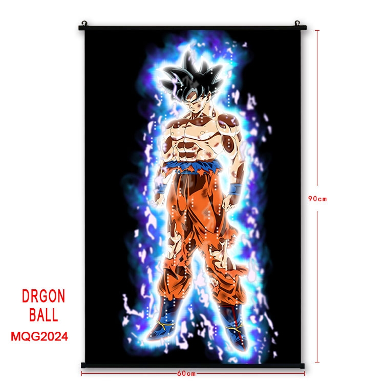 DRAGON BALL Anime plastic pole cloth painting Wall Scroll 60X90CM MQG2024