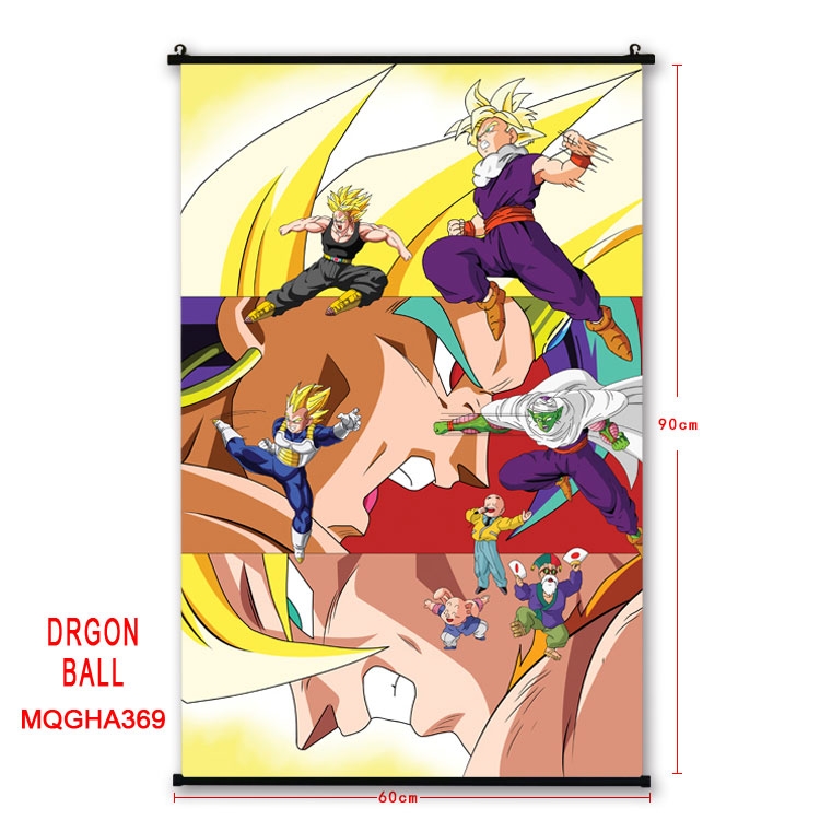 DRAGON BALL Anime plastic pole cloth painting Wall Scroll 60X90CM MQGHA369