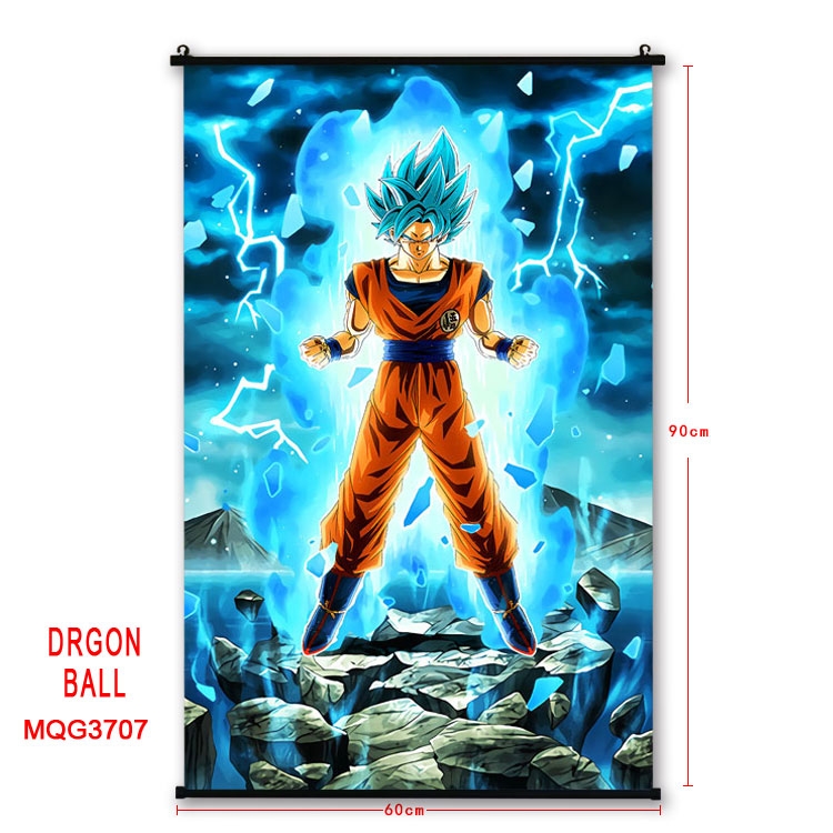 DRAGON BALL Anime plastic pole cloth painting Wall Scroll 60X90CM MQG3707