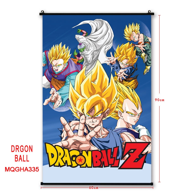 DRAGON BALL Anime plastic pole cloth painting Wall Scroll 60X90CM MQGHA335