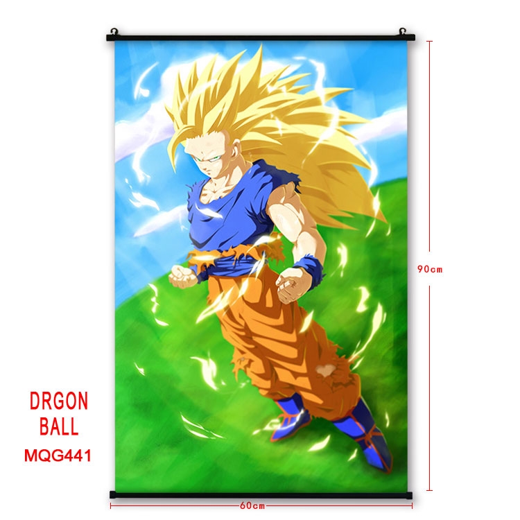DRAGON BALL Anime plastic pole cloth painting Wall Scroll 60X90CM MQG441