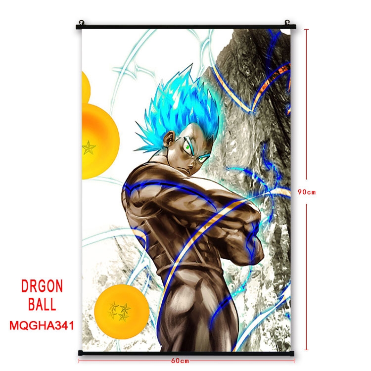 DRAGON BALL Anime plastic pole cloth painting Wall Scroll 60X90CM MQGHA341