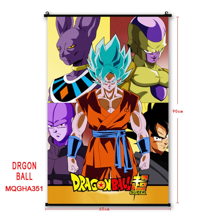 DRAGON BALL Anime plastic pole cloth painting Wall Scroll 60X90CM MQGHA351