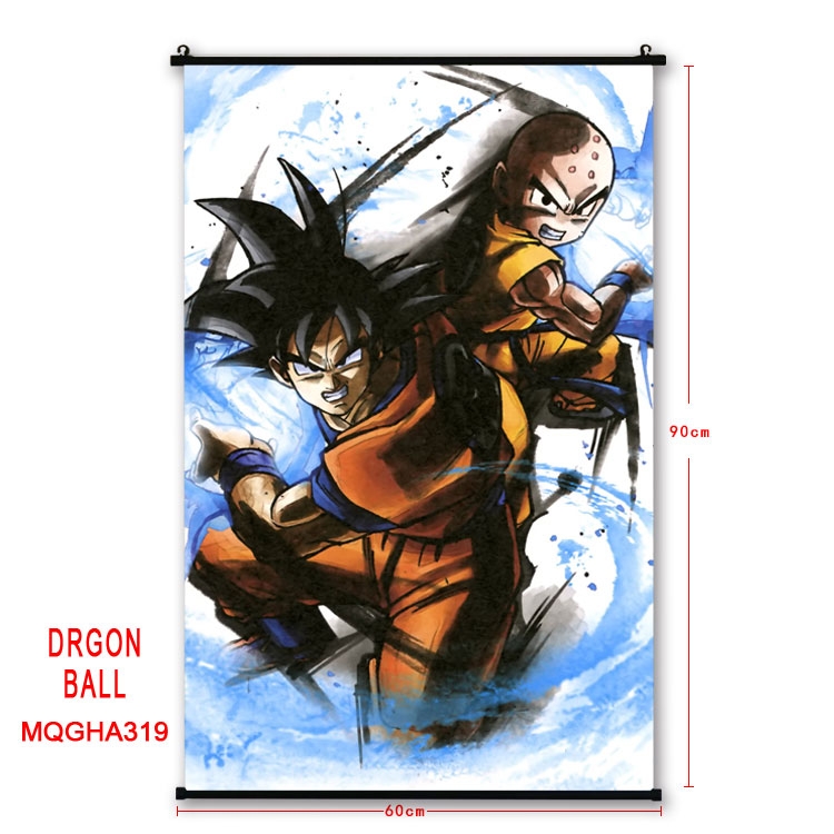 DRAGON BALL Anime plastic pole cloth painting Wall Scroll 60X90CM MQGHA319