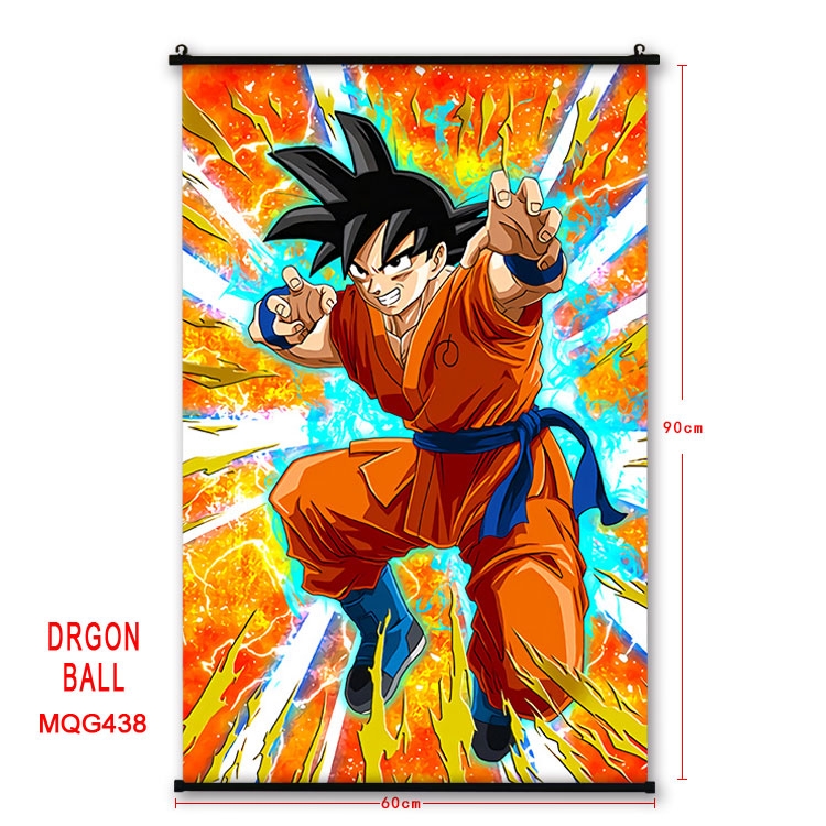 DRAGON BALL Anime plastic pole cloth painting Wall Scroll 60X90CM MQG438