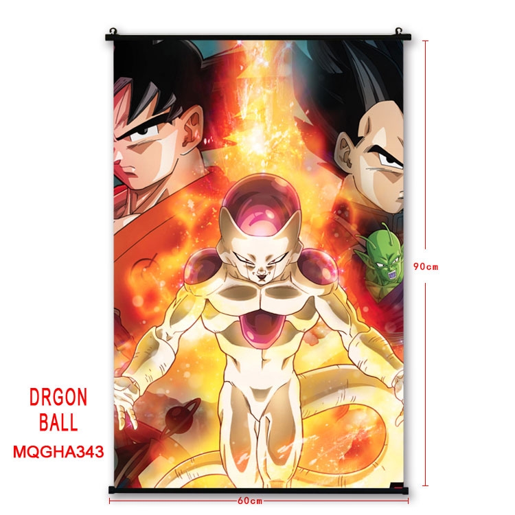 DRAGON BALL Anime plastic pole cloth painting Wall Scroll 60X90CM MQGHA343