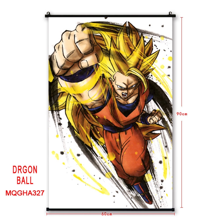 DRAGON BALL Anime plastic pole cloth painting Wall Scroll 60X90CM MQGHA327