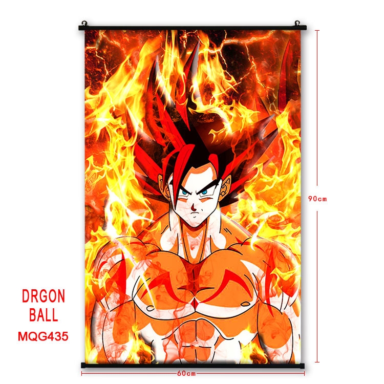 DRAGON BALL Anime plastic pole cloth painting Wall Scroll 60X90CM MQG444