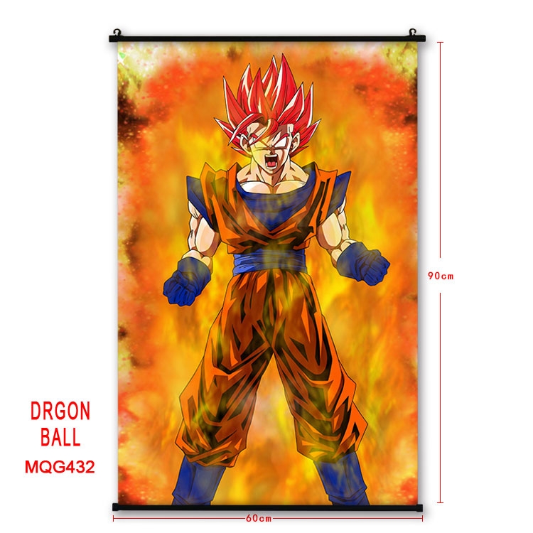 DRAGON BALL Anime plastic pole cloth painting Wall Scroll 60X90CM MQG432