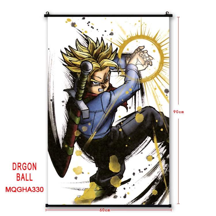 DRAGON BALL Anime plastic pole cloth painting Wall Scroll 60X90CM MQGHA330