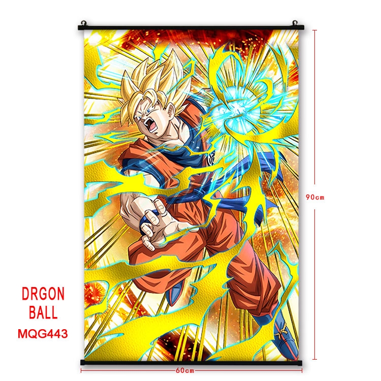 DRAGON BALL Anime plastic pole cloth painting Wall Scroll 60X90CM MQG443