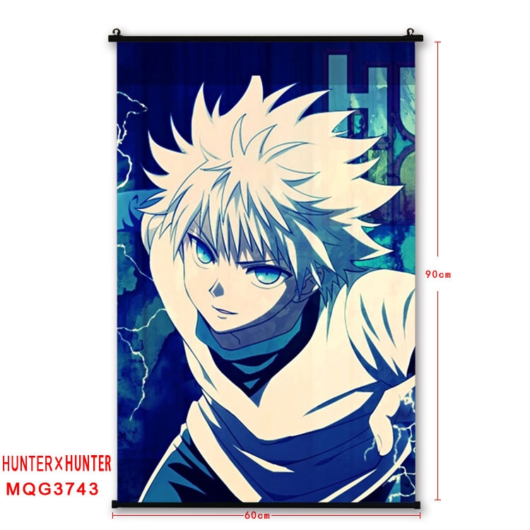 Hunter x Hunter Anime plastic pole cloth painting Wall Scroll 60X90CM  MQG3743