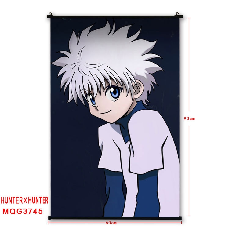 Hunter x Hunter Anime plastic pole cloth painting Wall Scroll 60X90CM  MQG3745